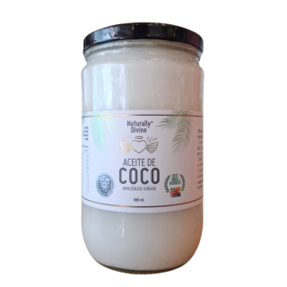 ACEITE DE COCO AMAZÓNICO 680ML - NATURALLY DIVINE