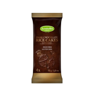 GALLETAS DE ARROZ CUBIERTAS CON CHOCOLATE 72GR - LESTELLO