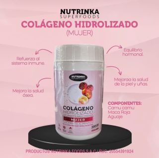 COLAGENO HIDROLIZADO MUJER 300GR - NUTRINKA