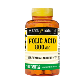 ÁCIDO FOLICO 100TAB - MASON NATURAL