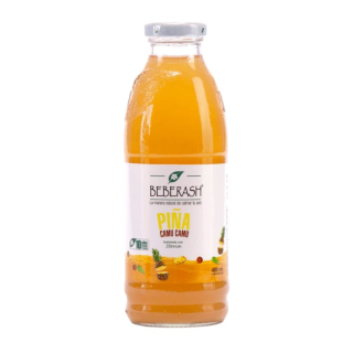BEBIDA DE PIÑA C/CAMU CAMU 480ML - BEBERASH