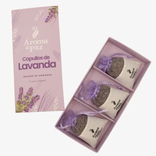 CAPULLOS DE LAVANDA 3UNDS - AROMA Y PAZ