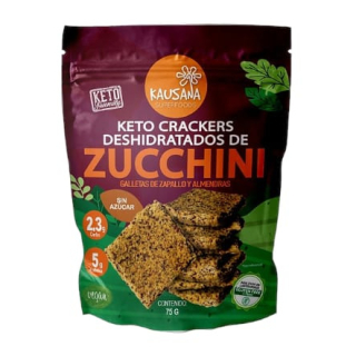 GALLETAS DESHIDRATADAS DE ZUCCHINI 75GR - KAUSANA