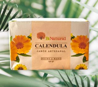 JABÓN ARTESANAL DE CALÉNDULA 100GR - BI NATURAL