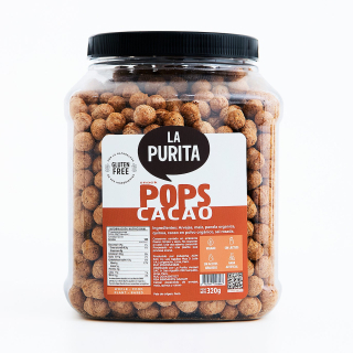 CEREAL POPS CACAO 320GR - LA PURITA