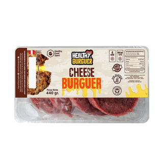 HAMBURGUESA DE CHEESE 400GR - HEALTHY BURGUER