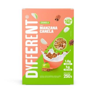 GRANOLA DE MANZANA CANELA 250GR - DYFFERENT
