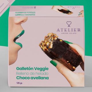 GALLETON VEGGIE CHOCO AVELLANA 125GR - ATELIER