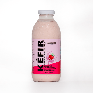 KEFIR DE LECHE CON FRESA 500ML - SIMBIOSE
