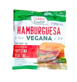 HAMBURGUESA VEGANA 120GR - GOLDEN FOOD