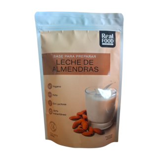 LECHE DE ALMENDRAS EN POLVO 200GR - REAL FOOD