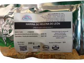 HARINA DE MELENA DE LEÓN 200GR - BIO AURORA