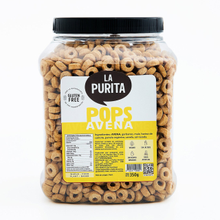 CEREAL POPS AVENA 350GR - LA PURITA
