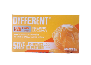 PROTEIN BAR HELADO LUCUMA CAJA 5UND - DYFFERENT