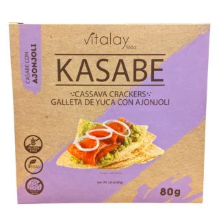 KASABE DE YUCA CON AJONJOLÍ 80GR - VITALAY