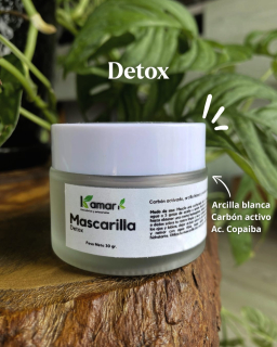 MASCARILLA FACIAL DETOX 30GR - KAMARI