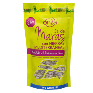 SAL DE MARAS C/HIERBAS MEDITERRÁNEAS 400GR - ONZA