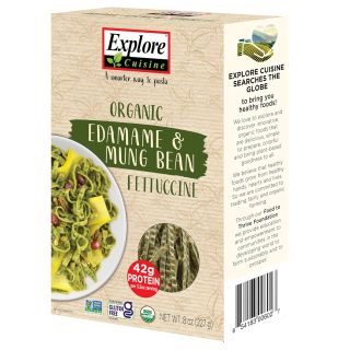 FETUCCINE EDAMAME & MUNG BEAN ORGANIC 227GR - EXPLORE CUISINE