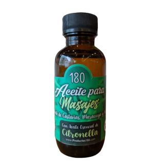 ACEITE PARA MASAJES CITRONELLA 100ML - 180º