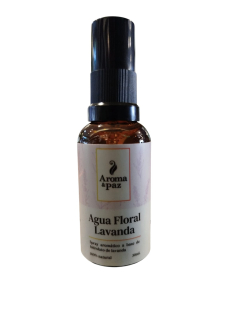 AGUA FLORAL DE LAVANDA 30ML - AROMA Y PAZ