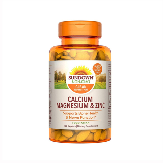 CALCIO, MAGNESIO Y ZINC 100CÁP - SUNDOWN