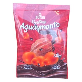 GRAGEAS AGUAYMANTO C/CHOCO 35GR - ZUMAQ