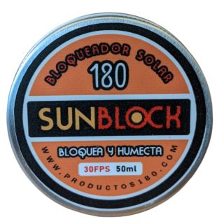 BLOQUEADOR SOLAR COLOR PIEL 50GR - 180º