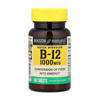VITAMINA B12 100TAB - MASON NATURAL