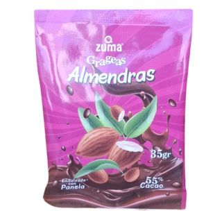 GRAGEAS ALEMDRAS C/CHOCO 35GR - ZUMAQ
