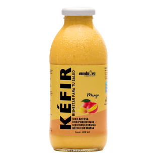 KEFIR DE LECHE CON MANGO 500ML - SIMBIOSE