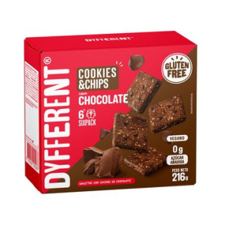 GALLETAS COOKIES & CHIPS CAJA 6UND - DYFFERENT