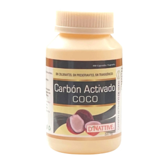 CARBÓN ACTIVADO DE COCO 100CAP - DNATTIVE