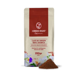 CAFÉ ARÁBICO MOLIDO DE MOYOBAMBA 250GR - CEREZO ROJO