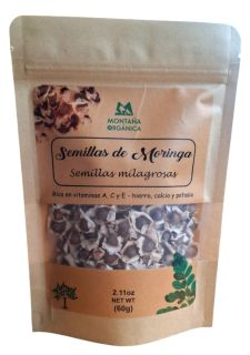 SEMILLAS DE MORINGA 60GR - MONTAÑA ORGÁNICA