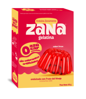 GELATINA DE FRESA SIN AZÚCAR 50GR - ZANA