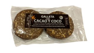 GALLETA DE CACAO Y COCO 90GR - ESPIGA DORADA
