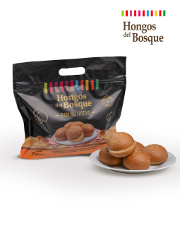 PAN HONGOS DEL BOSQUE -Caja de 12 bolsas