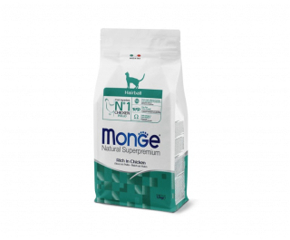 Monge Natural felino Hairball Control x 1.5 Kg