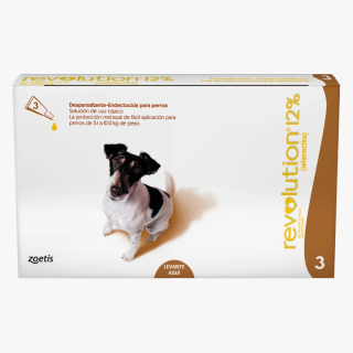 Revolution Adulto 12% x 5 Ml (5 kg-10 kg)