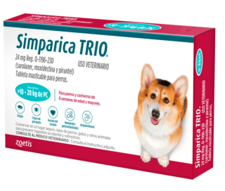 Simparica Trio Azul (10.1 - 20 Kg)