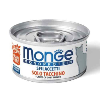 Monge Natural Adult Feline Monoprotein Pavo 80 Gr