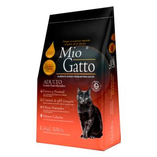 Mio Gatto Super Premium Adulto Gatos Esterilizados x 7.5 kg