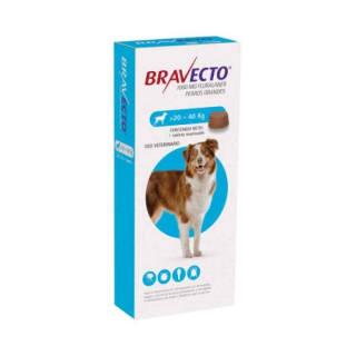 Bravecto x 1 Tbl 1000 Mg 20 Kg - 40 Kg (Antipulga Externo)