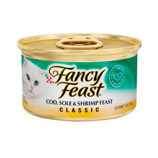 Fancy Feast Classico con Bacalao, Lenguado, Camaron y Otros