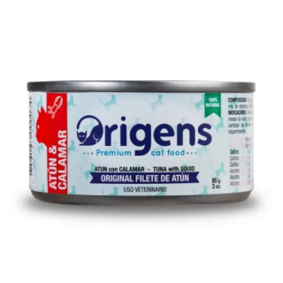 Origens Atún y Calamar x 85 Gr
