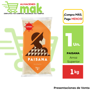 Arroz Superior PAISANA Bolsa 1 kg