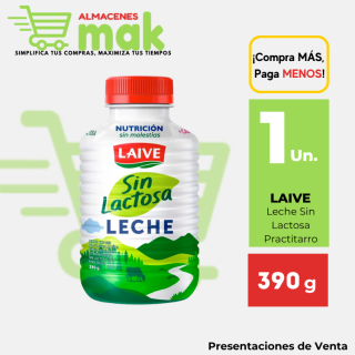 Leche Sin Lactosa LAIVE Practitarro 390g