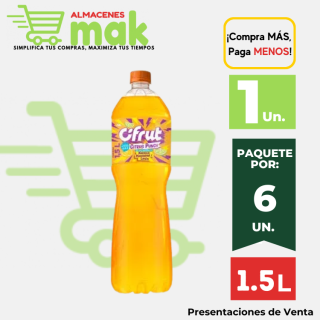 Refresco CIFRUT Naranja Botella 1.5L.