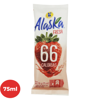 Helado D'ONOFRIO Alaska Sabor Fresa Bolsa 75ml