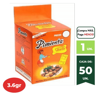 Pimienta Molita SIBARITA Sobre x 3.6g.